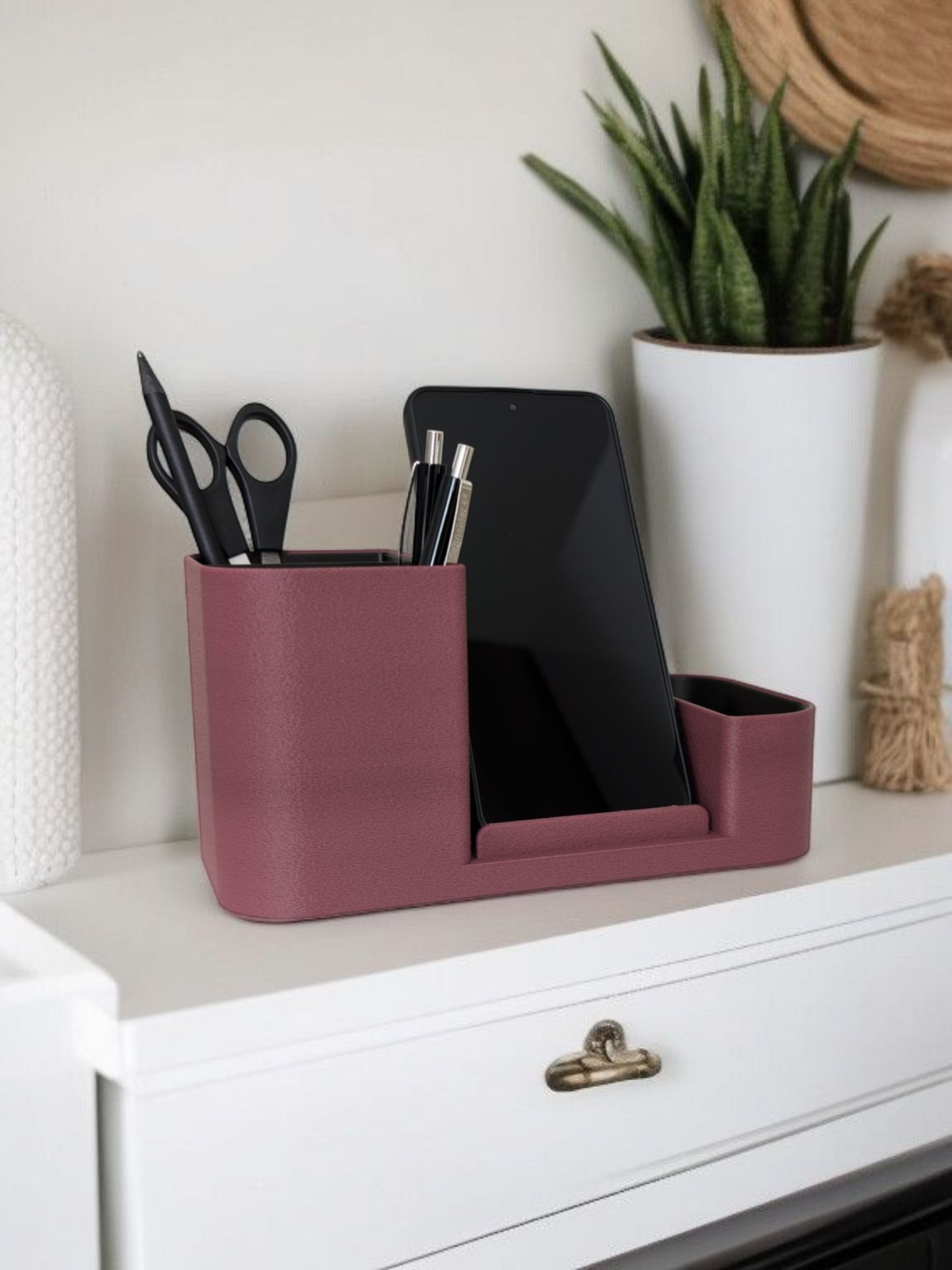 Office Organizer with Smartphone Holder - View 2